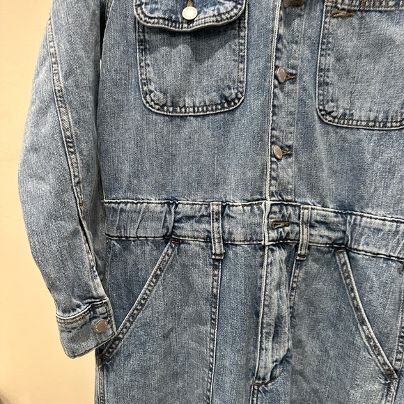 Universal Thread Light Blue Denim Jumpsuit 8R - Picture 4 of 10